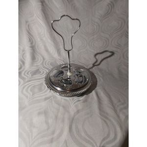 SILVER Plated condiments Spinner fits 5